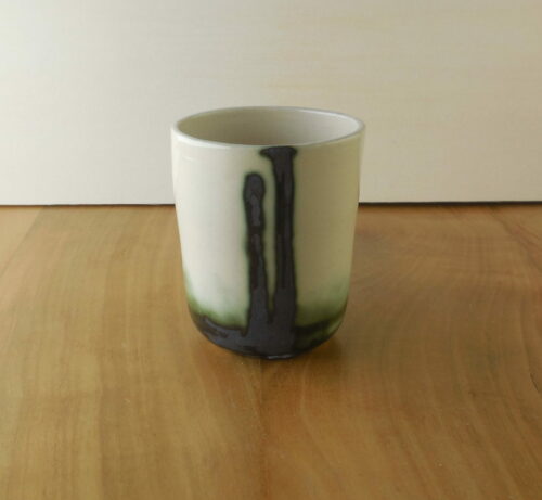 Mug bicolore blanc vert