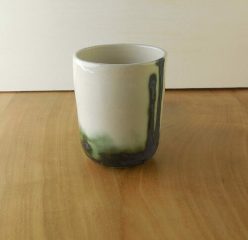 Mug bicolore blanc vert