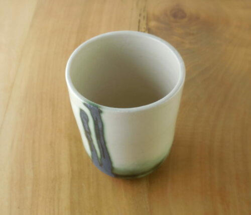 Mug bicolore blanc vert