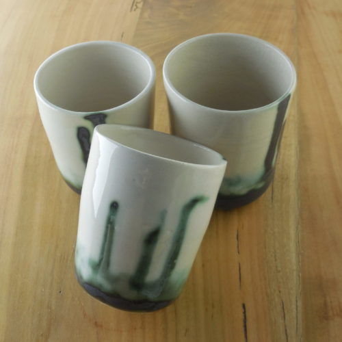 Mugs bicolore blanc vert
