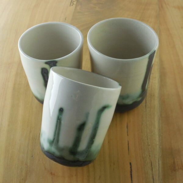 Mugs bicolore blanc vert