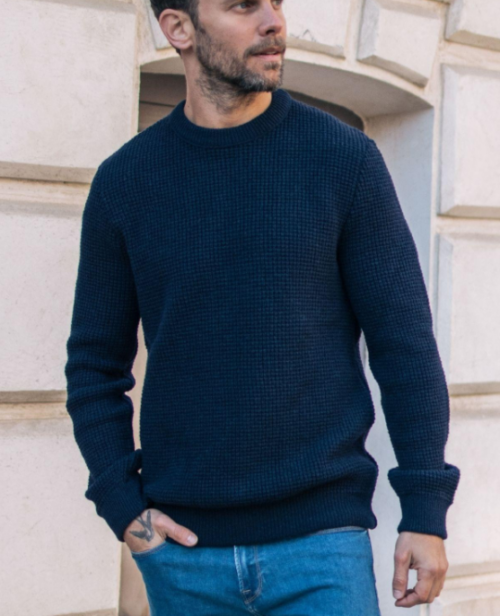 Pull Origine Bleu Marine Montlimart