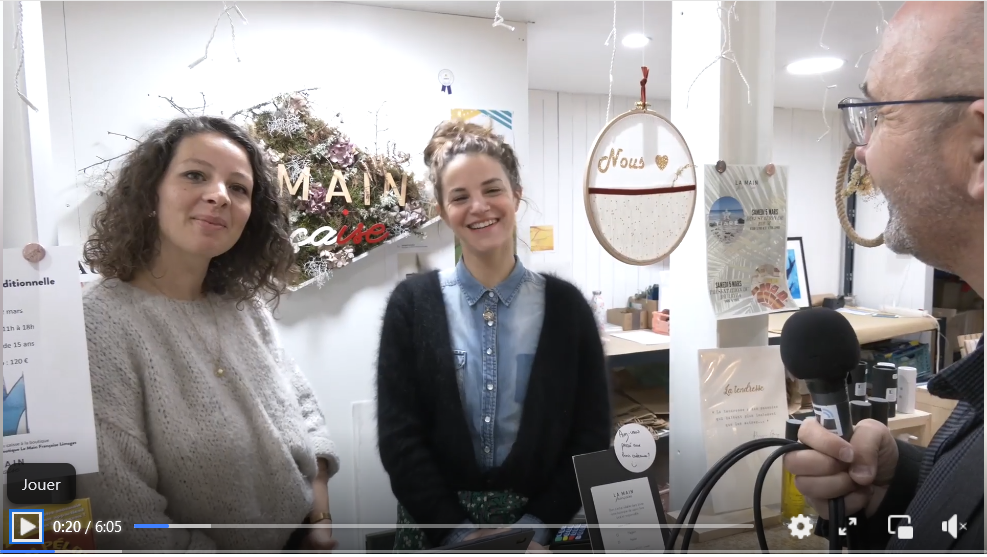 Un joli reportage sur notre boutique de Limoges et nos fondatrices !