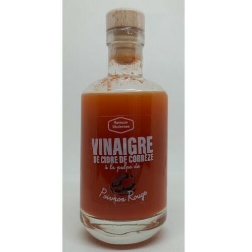 vinaigre de cidre au poivron rouge