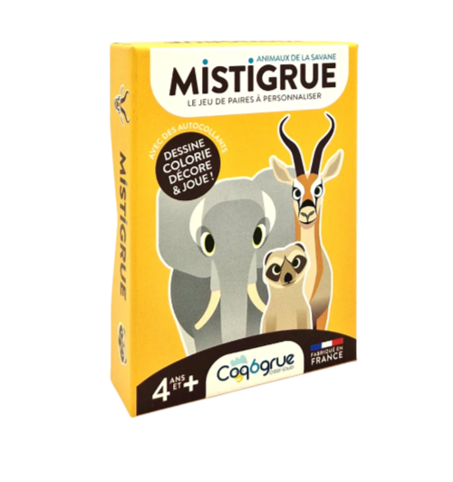 jeu de paires avec les animaux de la savane