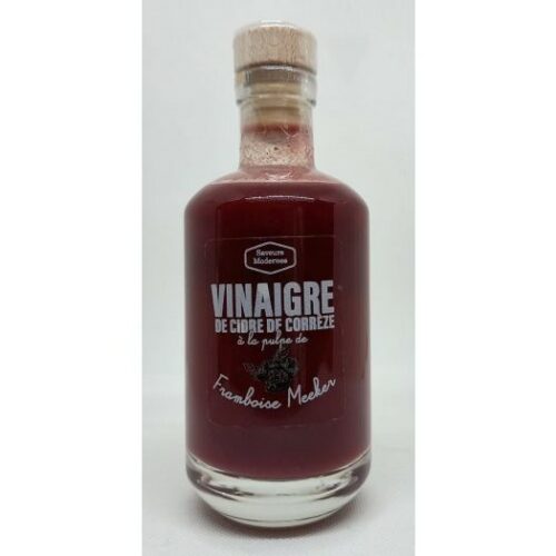 vinaigre de cidre à la framboise