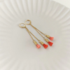 Boucles d'oreilles Pénélope pompons