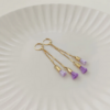 Boucles d'oreilles Pénélope pompons
