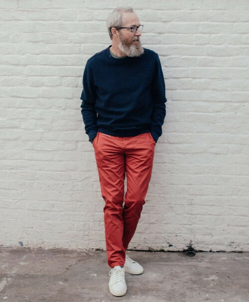 Chino Clarky Rouge