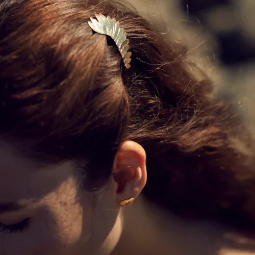 Boucles d'oreilles plumette envol