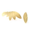 Boucles d'oreilles asymétriques Plume