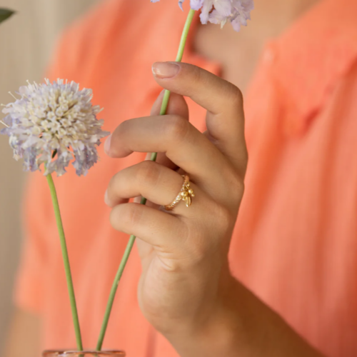 bague margarette bouquet rose Marie Duvert