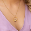 Collier Rosette mi-long
