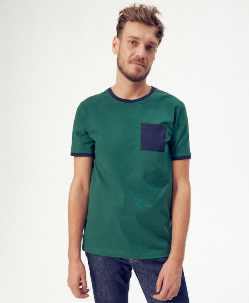 pio-tshirt-bio-vert la gentle factory