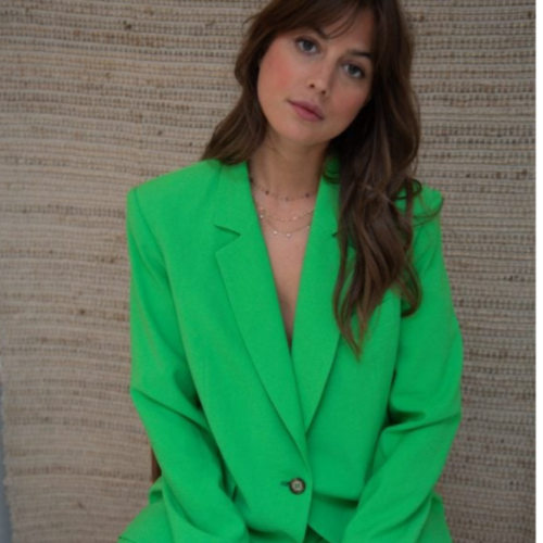 veste rosa verte oppulence Paris
