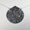 Collier poire à texture Bambou