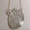 Collier poire à texture Bambou