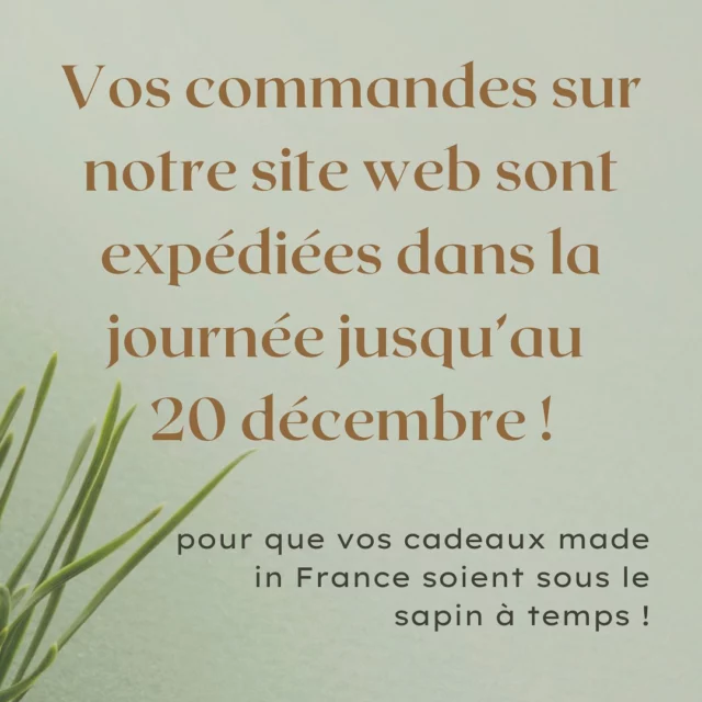 Notre boutique en ligne tourne aussi à plein régime! Nous sommes vraiment trop fiers d’être vos petits lutins, à Limoges, mais aussi partout en France grâce à notre site www.lamainfrancaise.org (lien direct en bio) ! 👩🏽‍💻🤳
.
Jusqu’au 20 décembre, on expédie vos commandes dans la journée pour être sûrs que vous les receviez à temps pour les déposer sous le sapin! 🌲 
.
Vos cadeaux partent soigneusement emballés et protégés pour arriver prêts à offrir! 🎁
.
#artisanatfrancais #madeinfrance #bijouxfrancaisenligne #modeethiqueenligne #decomadeinfrance #ideecadeau #ideecadeauhomme #ideecadeaumaman #ideecadeaumamie #lamainfrancaise