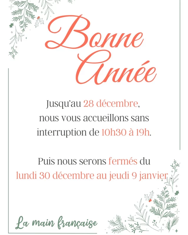 Bonnes vacances! Nous prenons un peu de repos avant de grandes nouvelles pour janvier ! Restez connectés, et bonne année tout le monde!